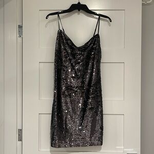 Sequin mini dress